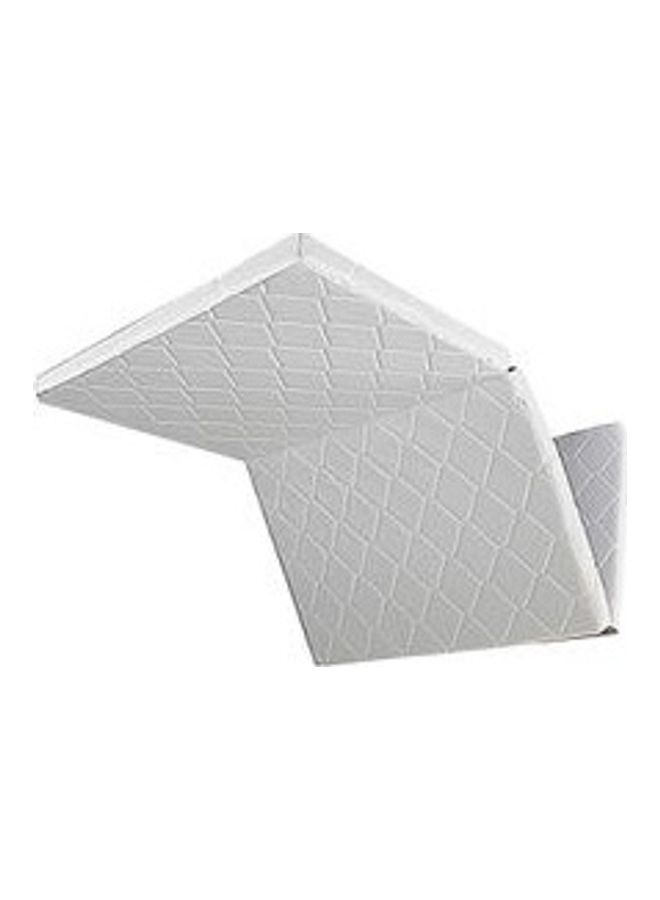 Florence - 3-Piece Medicated Quilted Folding Mattress White 180x90x7cm - Image 1