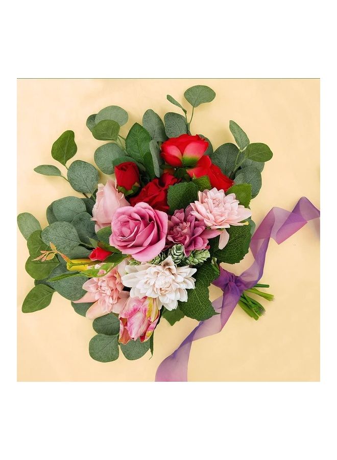 ZENHOME - 3-Piece of artificial eucalyptus leaves Green 65cm - Image 1