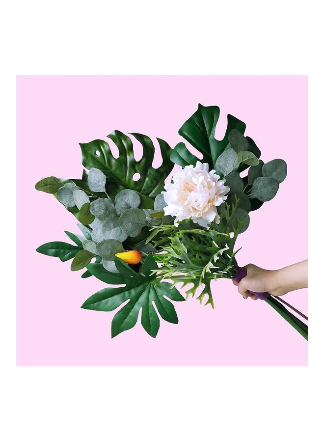 ZENHOME - 3-Piece of artificial eucalyptus leaves Green 65cm - Image 1