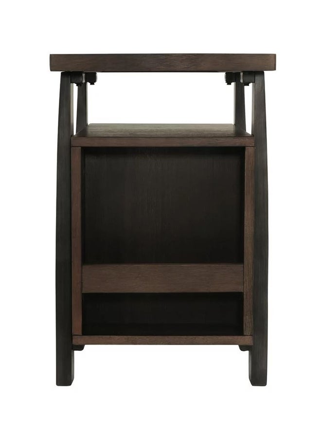Ashley Homestore End Table Brown/Black 16x26x24inch  - Image 3