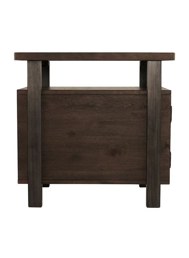 Ashley Homestore End Table Brown/Black 16x26x24inch  - Image 4