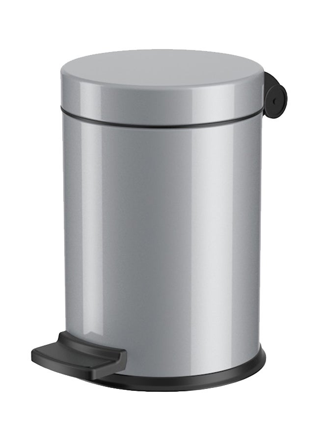 Hailo - Pedal Bathroom Waste Bin Silver 4Liters - Image 1