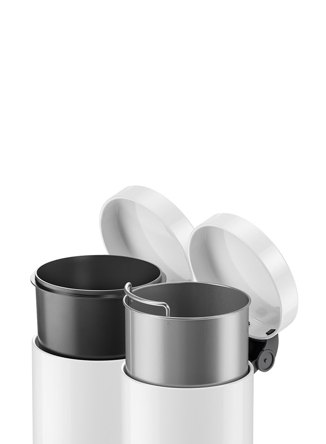 Hailo - Stainless Steel Pedal Dust  Bin Silver 12Liters - Image 1