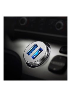 Smart Signal Mini Metal Car Charger X8 Supports Fast Charging for iPhone/Android/Galaxy and More  - Image 1