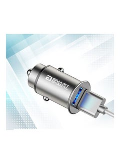 Smart Signal Mini Metal Car Charger X8 Supports Fast Charging for iPhone/Android/Galaxy and More  - Image 3