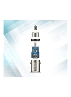 Smart Signal Mini Metal Car Charger X8 Supports Fast Charging for iPhone/Android/Galaxy and More  - Image 4