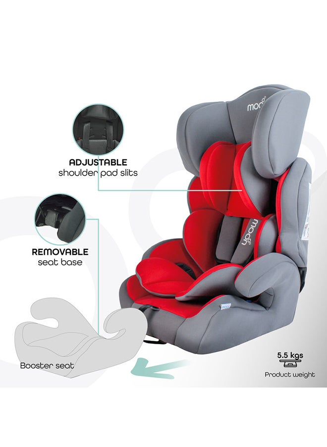 Moon - Lofty Baby Car seat  Group(1,2,3)-Fired Red - Image 1