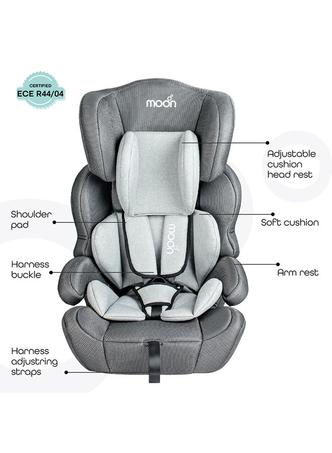 Lofty Baby Car seat  Group(1,2,3)-Black + Grey dots - v1631515981/N43286824A_2