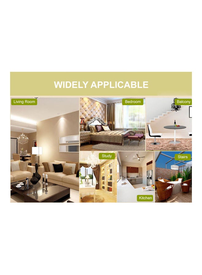 رف بخطاف يثبت على الحائط على شكل مناشف مكون من 10 خطافات أسود 42.00 * 2.50 * 13.00سم - Image 3