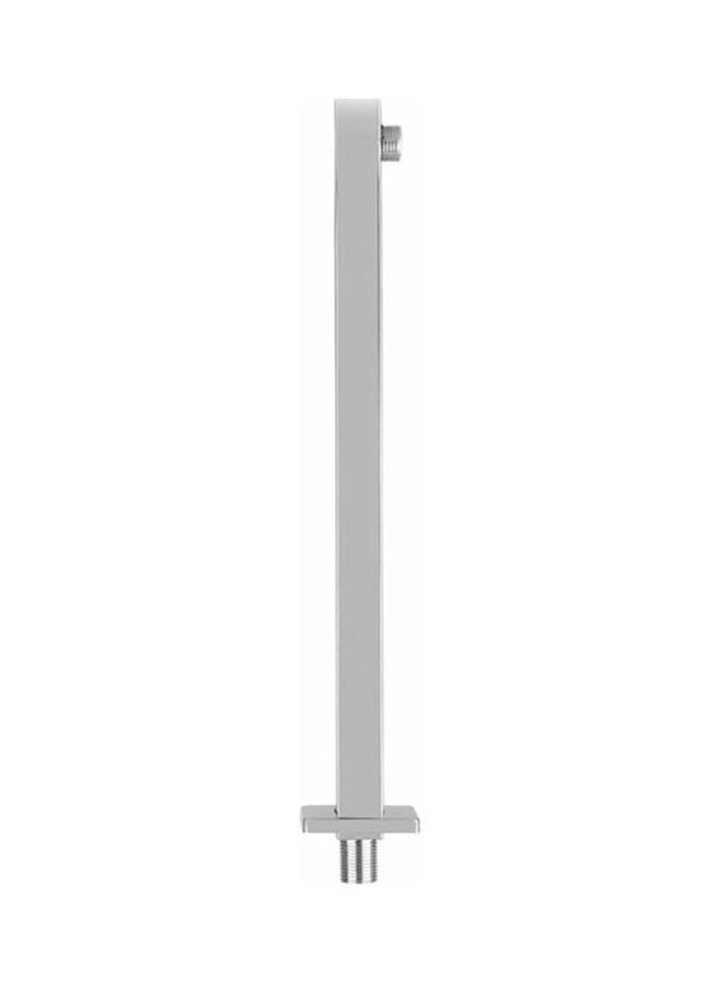 16 Inches Stainless Steel Square Rainfall Shower Head Extension Arm Wall Mounted Tools-Free Silver 40.00 x 4.00 x 5.40cm - Image 4