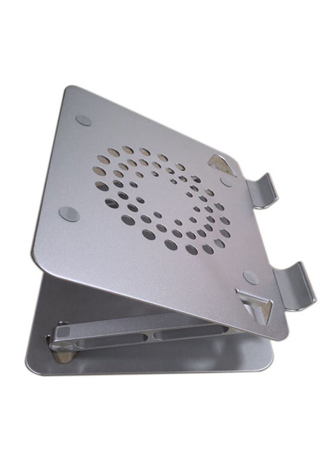 Adjustable Lifting Portable Aluminum Alloy Bracket Silver