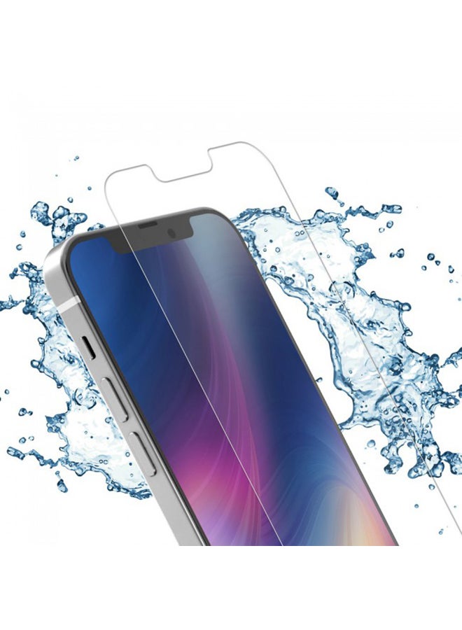 MARGOUN 2-Pack Max Shieldz Tempered Glass Screen Protector for iPhone 13 Mini Clear - Image 4