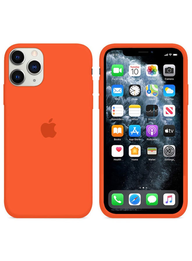 MARGOUN - Silicone Cover Case for iphone 12 Pro Max Orange - Image 1