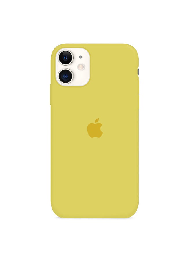 MARGOUN Silicone Cover Case for iphone 12 Mini Yellow - Image 1