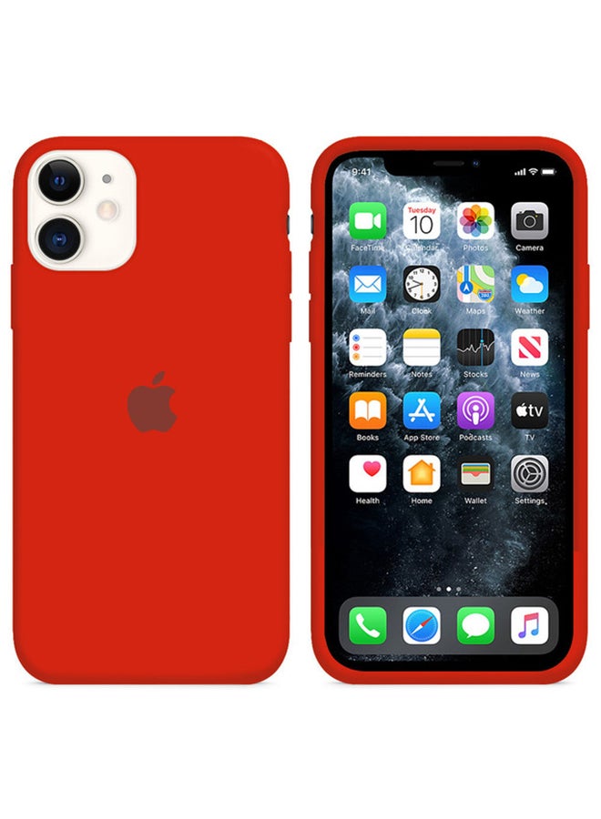 MARGOUN Silicone Cover Case for iphone 12 Mini Red - Image 2