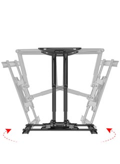 Mi VAZA Kaloc LCD Rotating Wall-Mounted 65-Inch Tv Rack Monitor Activity Stand Black  - Image 3