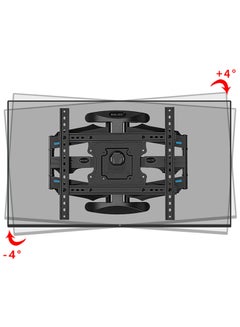 Mi VAZA Kaloc LCD Rotating Wall-Mounted 65-Inch Tv Rack Monitor Activity Stand Black  - Image 4