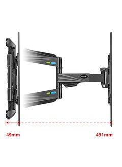 Mi VAZA Kaloc LCD Rotating Wall-Mounted 65-Inch Tv Rack Monitor Activity Stand Black  - Image 2
