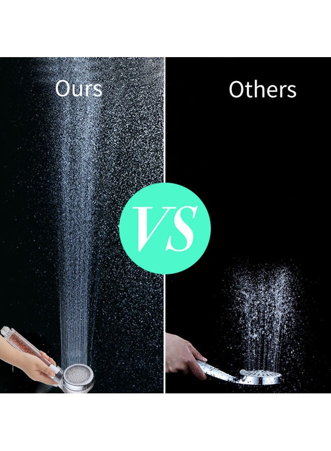 Filter Filtration 7 Colour LED Light Automatically Changing Water Saving G1/2 Bath Handheld Shower Head Replacement Multicolour 23.00 x 6.80 x 7.50cm - Image 4