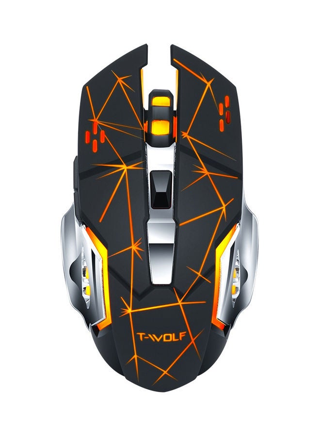 T-WOLF - Q13 Noiseless 2.4G Wireless Computer Mouse Black - Image 1