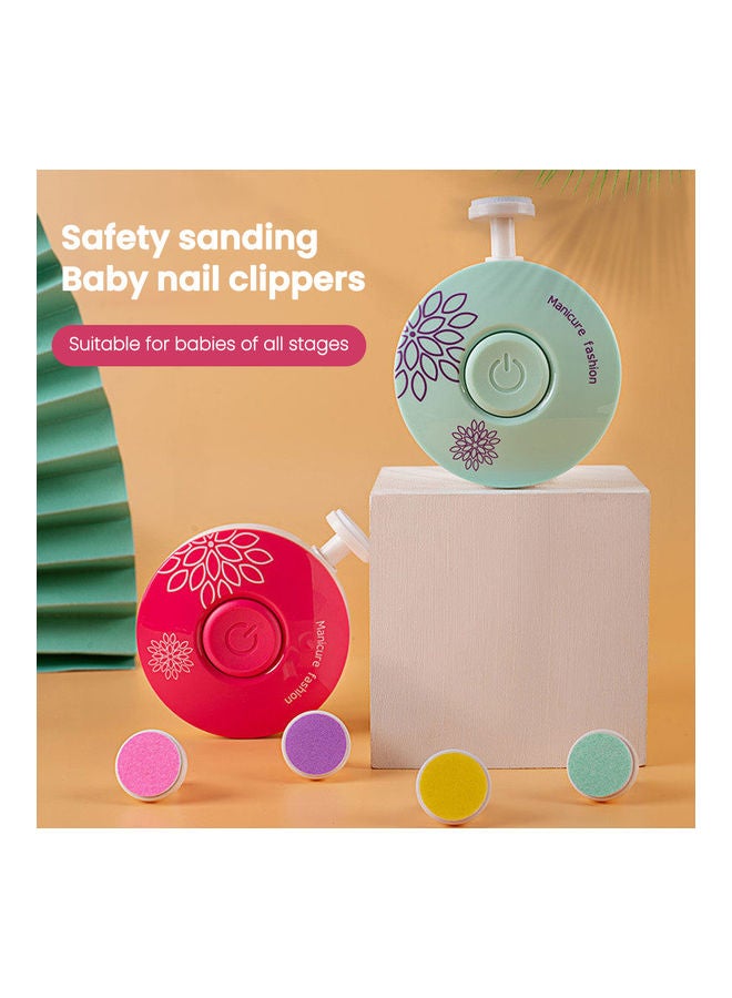 مبرد أظافر كهربائي مع 3 رؤوس للبرد - Image 4