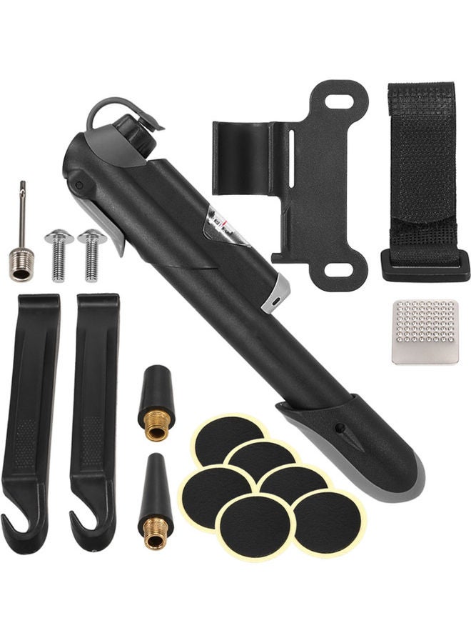 Generic Bike/Sports Balls Portable Mini  Presta And Schrader Valve Bike Inflator Suit 27.00x4.00x9.00cm  - Image 1