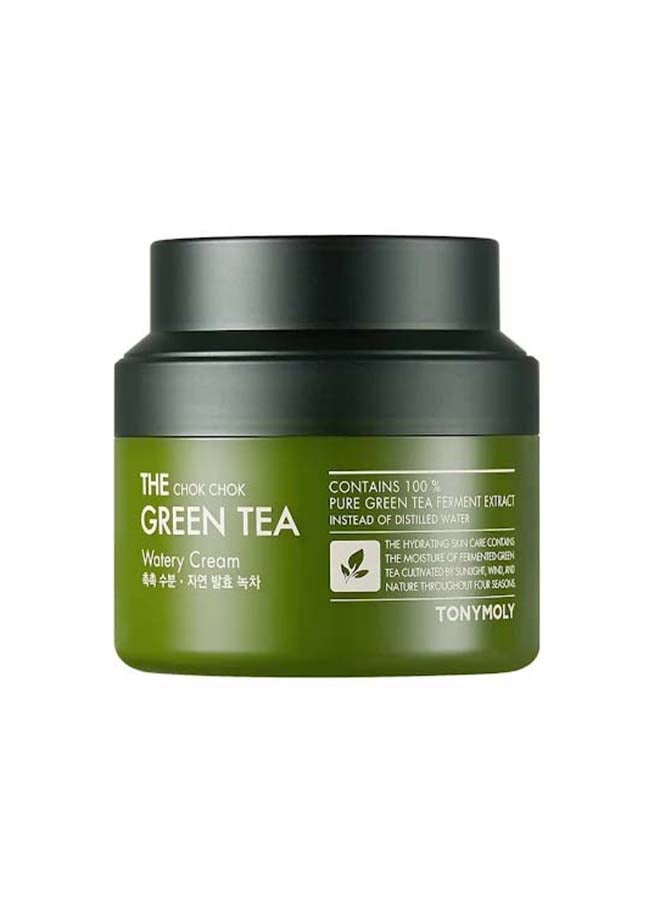 TONYMOLY The Chok Chok Green Tea Watery Cream 60ml  - Image 1