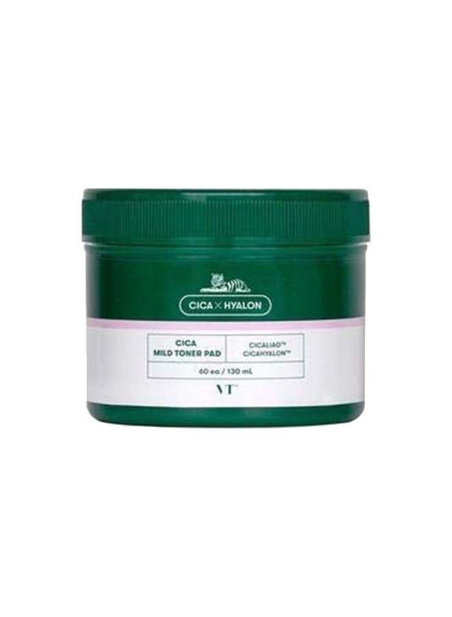 VT COSMETICS - Cica Mild Toner Pad 130ml - Image 1