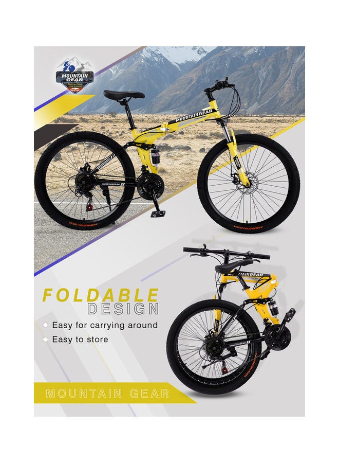 MOUNTAIN GEAR Road Fighter MTB Foldable Bike 26inch 26inch  - Image 3