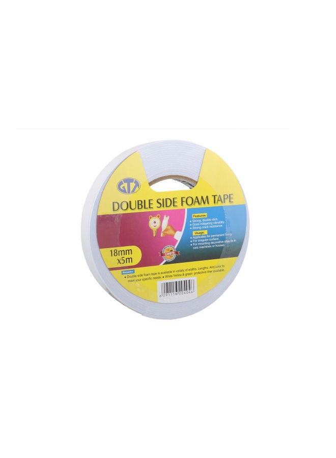 GTT Double Side Foam Tape White - Image 1
