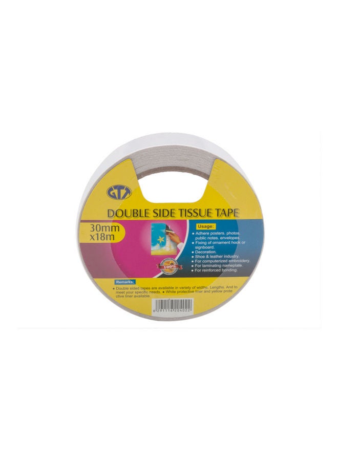 GTT Double Side Tissue Tape White - Image 1