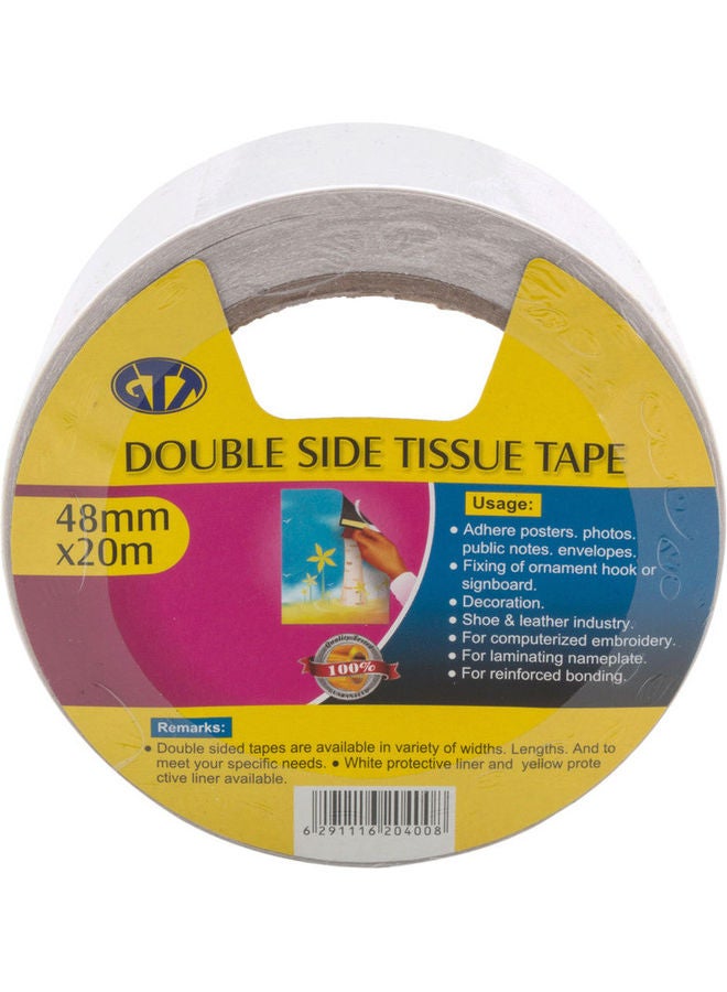 GTT Double Side Tissue Tape White - Image 1