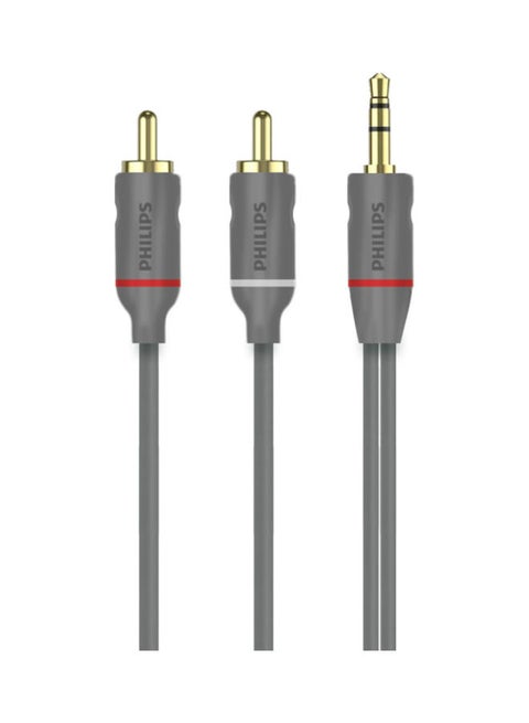 Stereo Y Cable Grey
