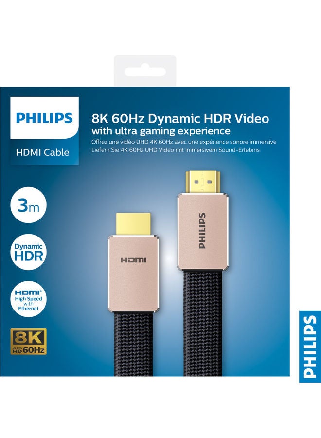 كابل HDMI بطول 2.1 متر ودقة 8K وتردد 60 هرتز أسود - v1631523642/N50829520A_7