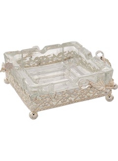 Dania Decorative Ashtray Silver 11x11cm 