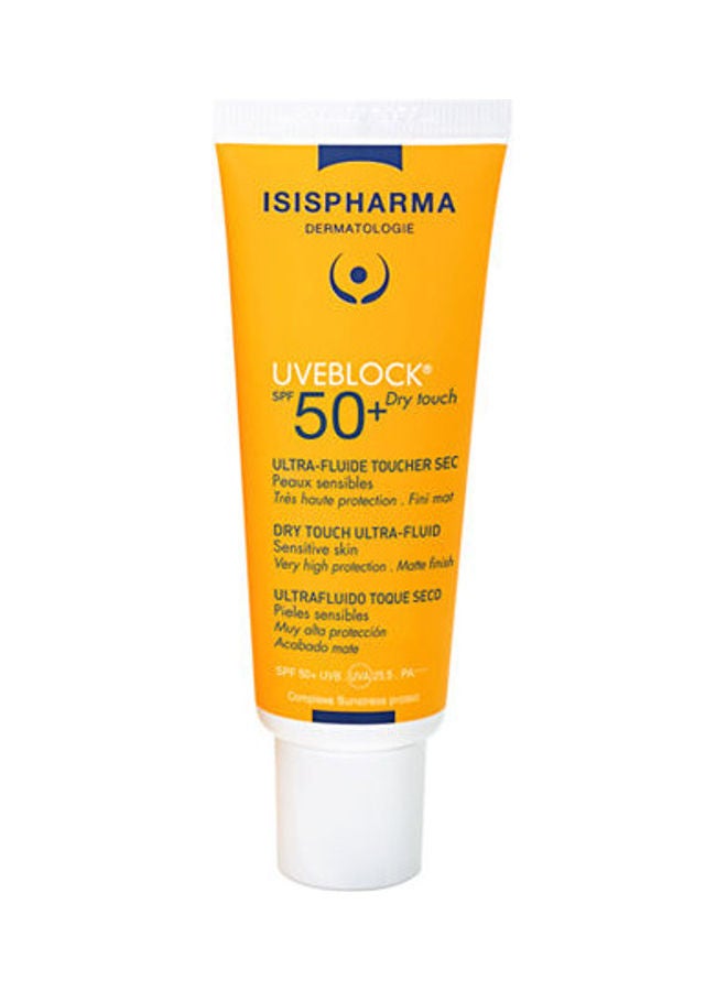 ISIS PHARMA Uveblock Spf50 Dry Touch Ultra-Fluid Yellow 40ml 