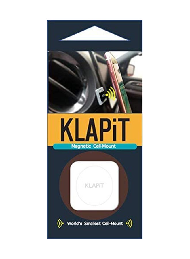 كلابيت حامل هاتف محمول بوحدة تثبيت خلوية للسيارات والمنازل والمكاتب لون معدني بني - Image 1