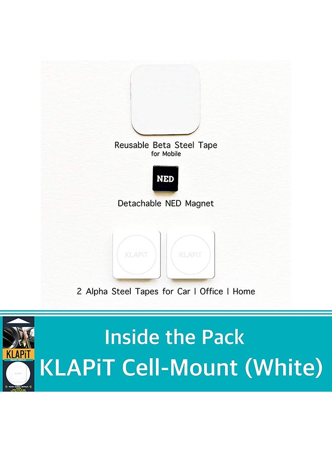 KLAPiT Cell Mount Mobile Phone Holder For Cars, Homes And Offices - Image 2
