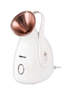 Facial Steamer One Touch Operation 280W, GFS63041, Rapid Mist In 50sec, Noise Less Operation, Steamer For Pores With Warm Mist Humidifier Atomizer And Sauna Inhaler white/ Rose Gold 35cm