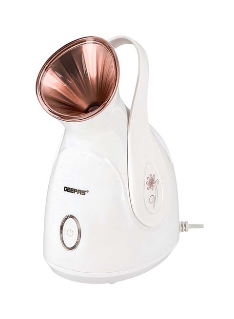 Facial Steamer One Touch Operation 280W, GFS63041, Rapid Mist In 50sec, Noise Less Operation, Steamer For Pores With Warm Mist Humidifier Atomizer And Sauna Inhaler white/ Rose Gold 35cm