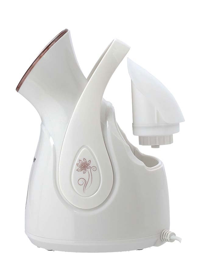 GEEPAS - Facial Steamer One Touch Operation 280W, GFS63041, Rapid Mist In 50sec, Noise Less Operation, Steamer For Pores With Warm Mist Humidifier Atomizer And Sauna Inhaler white/ Rose Gold 35cm - Image 1