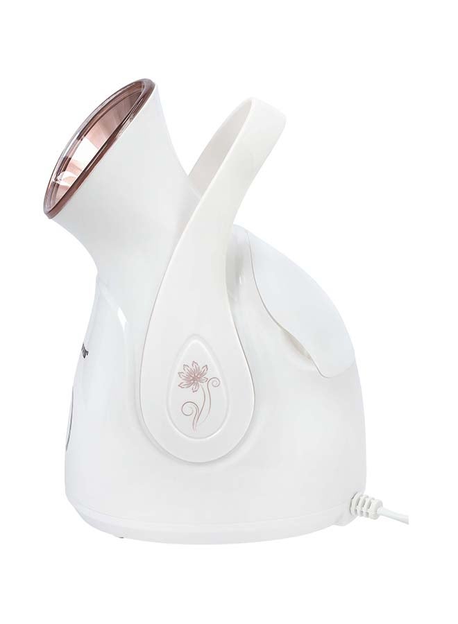 GEEPAS - Facial Steamer One Touch Operation 280W, GFS63041, Rapid Mist In 50sec, Noise Less Operation, Steamer For Pores With Warm Mist Humidifier Atomizer And Sauna Inhaler white/ Rose Gold 35cm - Image 1