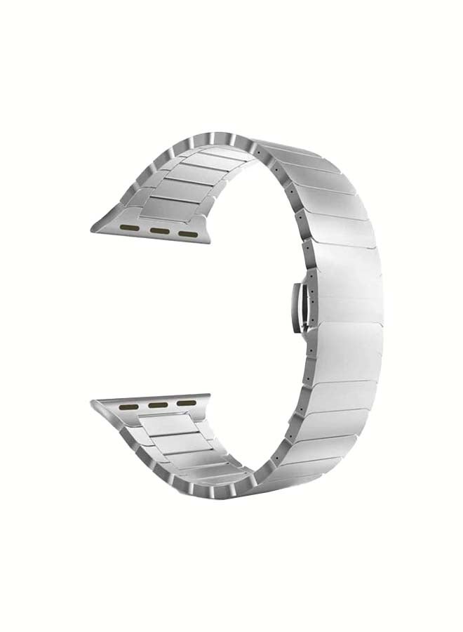 بي إس إن إل حزام بديل 42 مم/44 مم/45 مم/49 مم سوار من الفولاذ المقاوم للصدأ لسلسلة ساعات Apple Watch 1/2/3/4/5/6/7/8/SE - Image 1