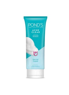 Pond's Ponds Acne Clear Facial Foam 100G Blue 100grams 