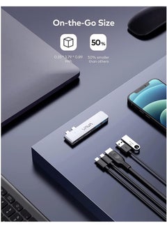 VAVA Ultra-Slim Dual-Monitor Adapter Grey  - Image 4