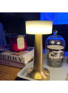 Generic Brass Cordless Bar Table Lamp warm lightning Golden 9*21cm  - Image 2