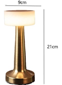 Generic Brass Cordless Bar Table Lamp warm lightning Golden 9*21cm  - Image 3
