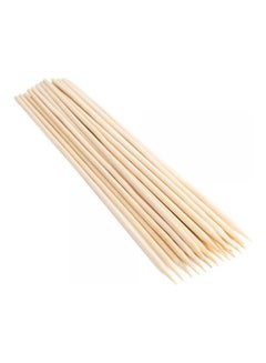 AL RIMAYA 25-Piece BBQ Stick Wood 30 x 5 x 5cm  - Image 1