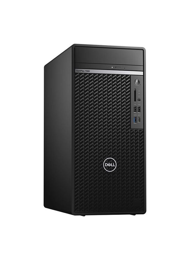 ديل جهاز اوبتي بلكس 7080 Destop Intel Core i7 10700 4 جيجابايت رام 1 تيرابايت اتش اتش دي اتش دي جرافيكس - نظام تشغيل دوس أسود - Image 1