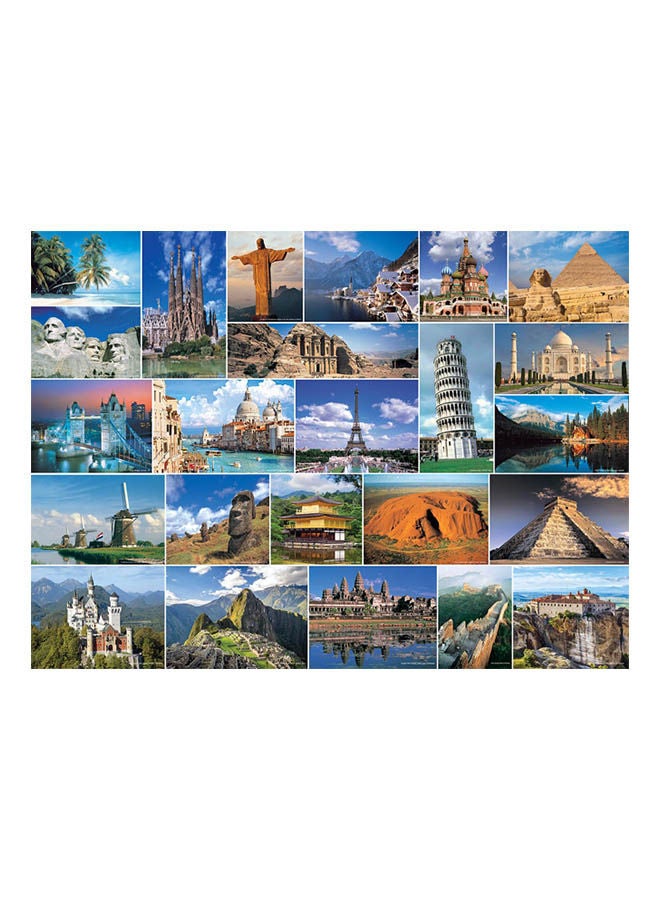 توماكس أحجية قطع تركيب بتصميم عجائب الدنيا من 4000 قطعة 86x118سم